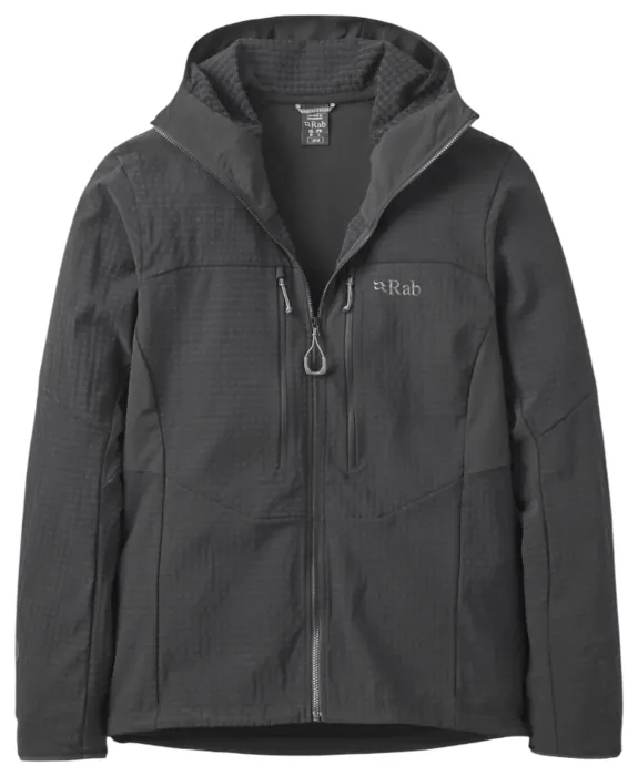 Кофта чоловіча Rab Ascendor Pro Hoody, Black, L