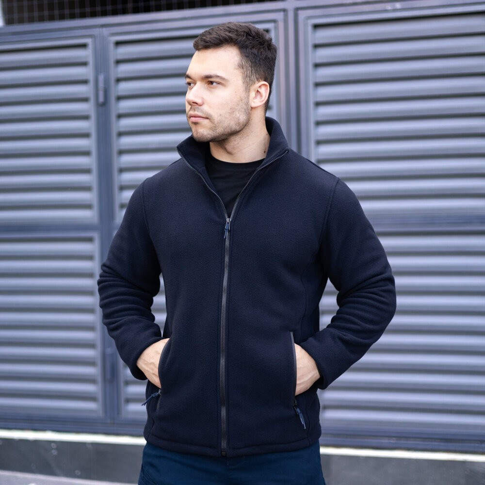 Толстовка флісова Pobedov Voin Темно-синій S BLto2 540Sdb, укр, укр