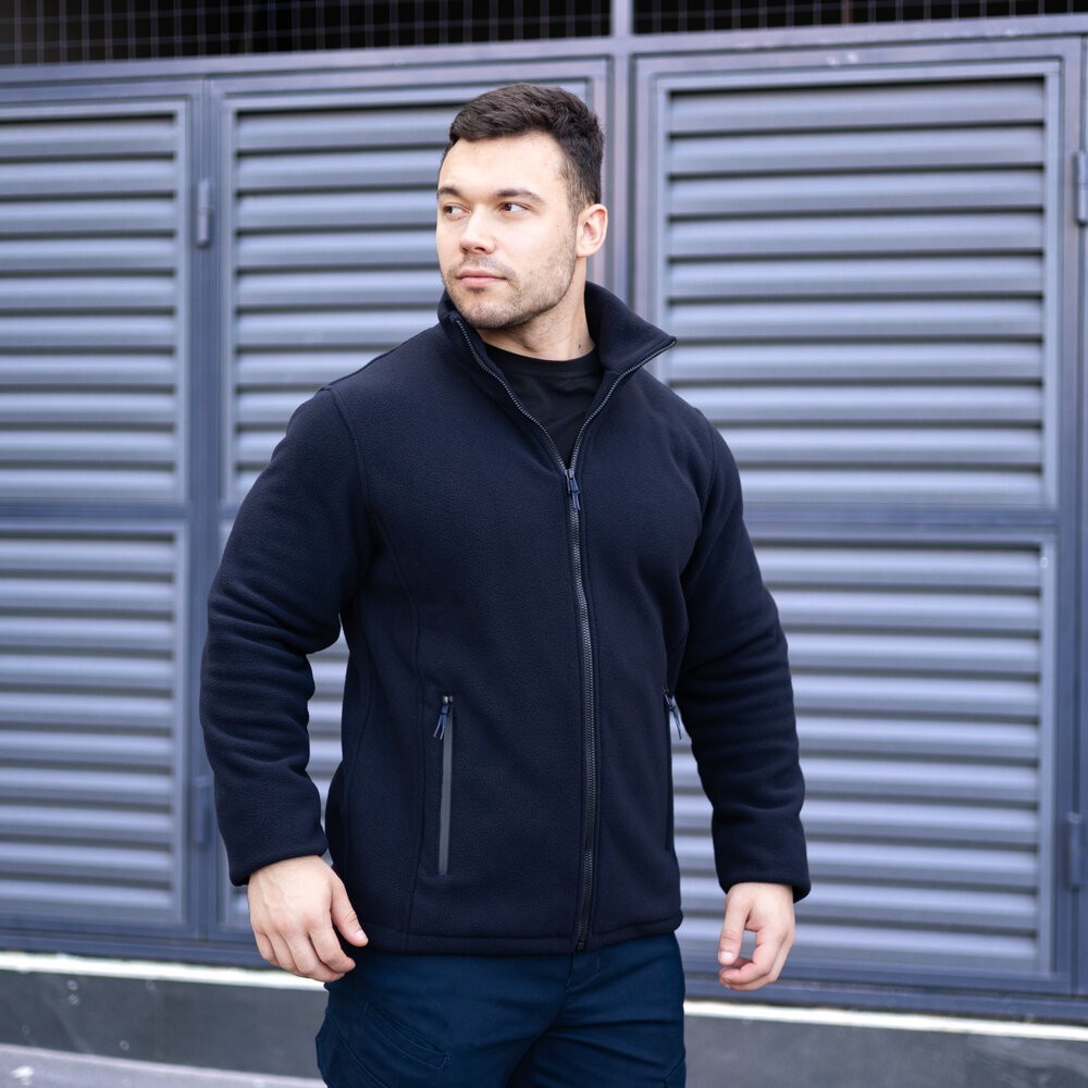 Толстовка флісова Pobedov Voin Темно-синій S BLto2 540Sdb, укр, укр