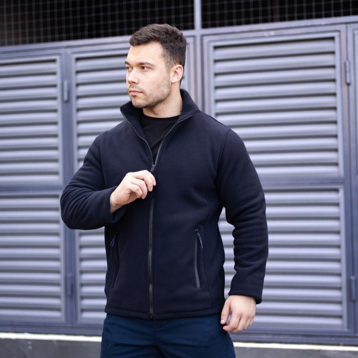 Толстовка флісова Pobedov Voin Темно-синій S BLto2 540Sdb, укр, укр