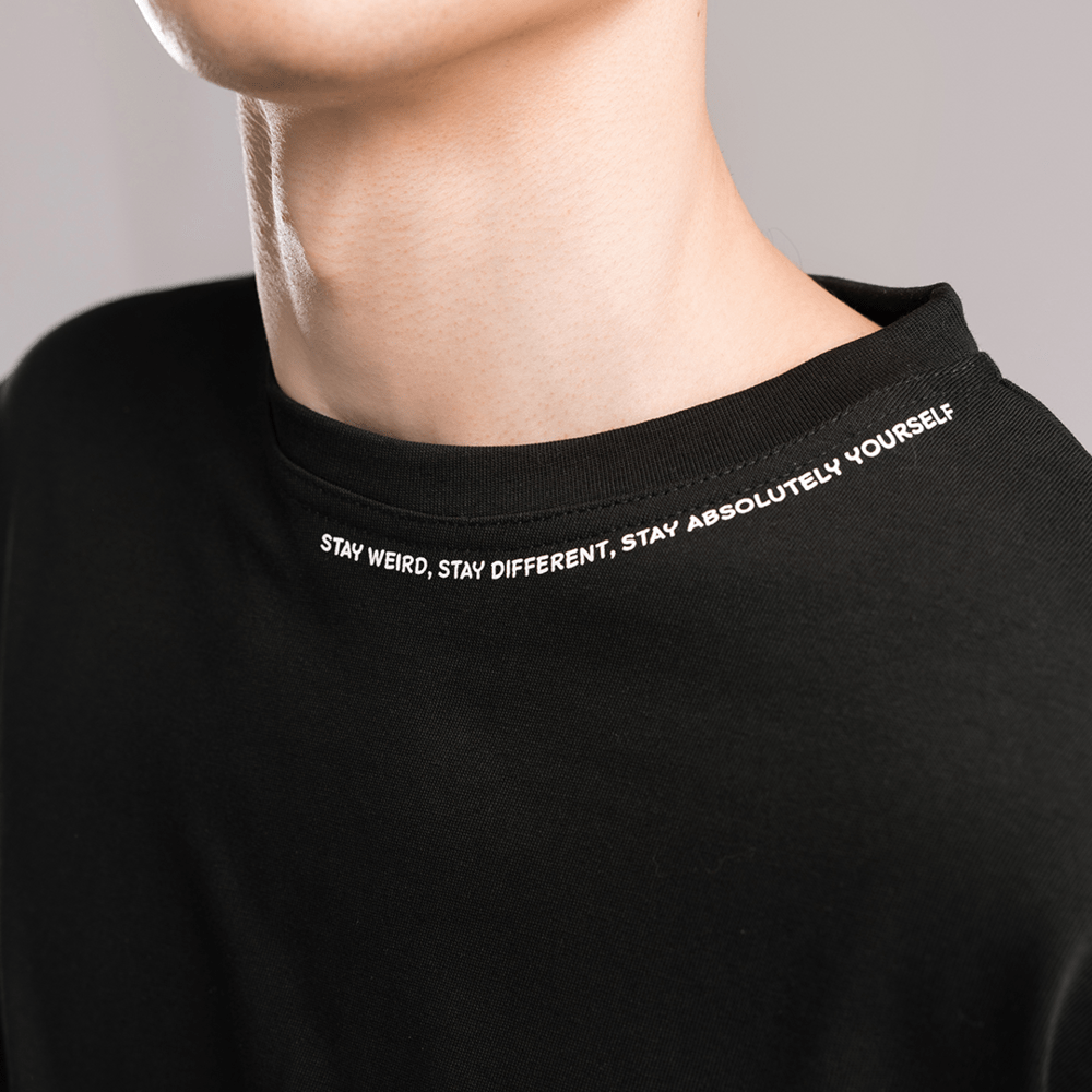 Базовая черная оверсайз футболка мужская весна лето однотон. Футболка оверсайз Pobedov Onyx