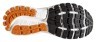 Кросівки чоловічі Brooks GHOST 12 M 43 (9.5US) Black/turbulence/orange (1103161D009), укр Фото - 1