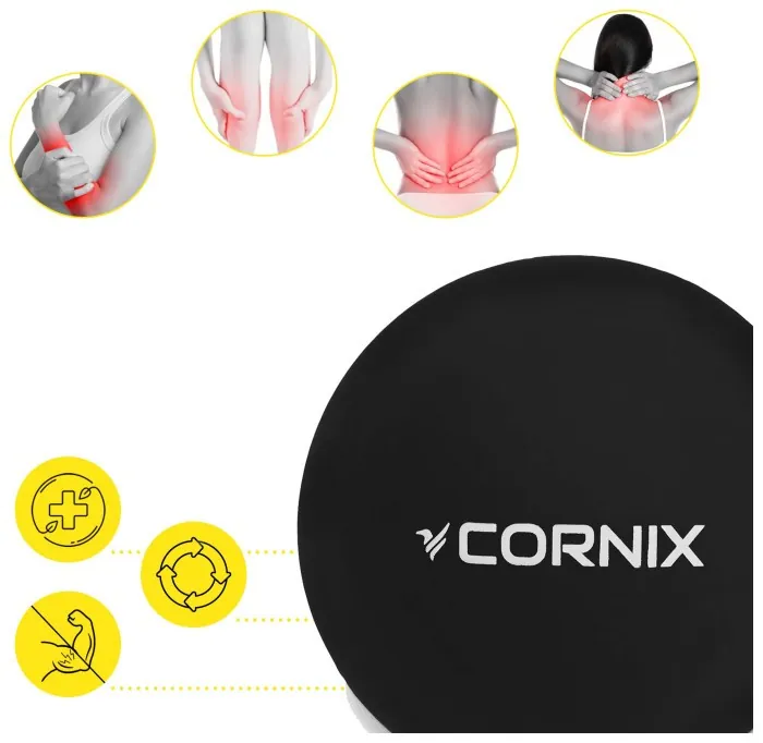 Массажный мяч Cornix Lacrosse Ball 6.3 см XR-0118 Black