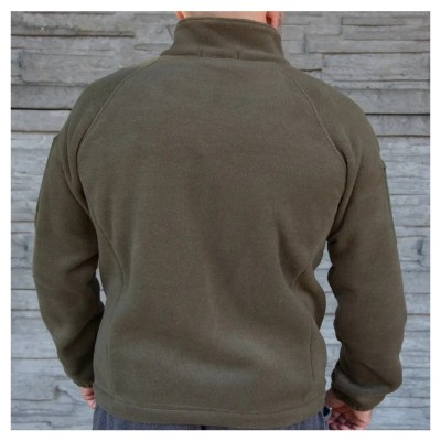 Кофта флисовая Kirasa 320г/м хаки (48) (Арт KI413-1)