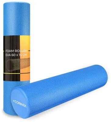 Масажний ролик Cornix EVA+ 60 x 15 см (валик, роллер) XR-0309 Navy Blue