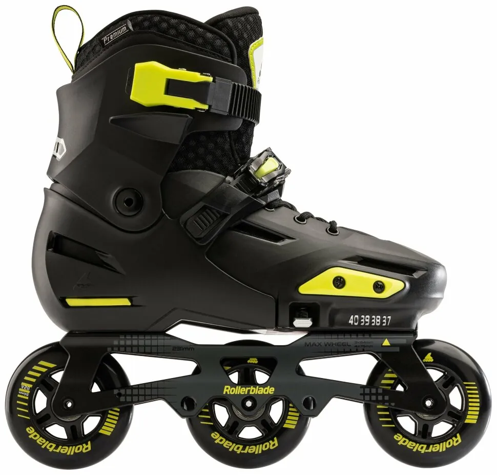 Ролики Rollerblade APEX Black Lime (29-32)