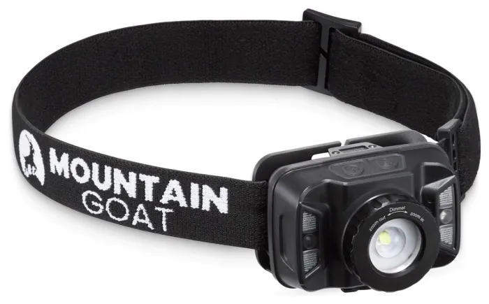 Ліхтар налобний Mountain Goat LED 350 lm акумуляторний, з регулюванням нахилу Black (P-5907739318411)