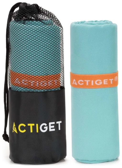 Рушник спортивний Actiget 150 x 75 см з мікрофібри ACT0194 Sky Blue