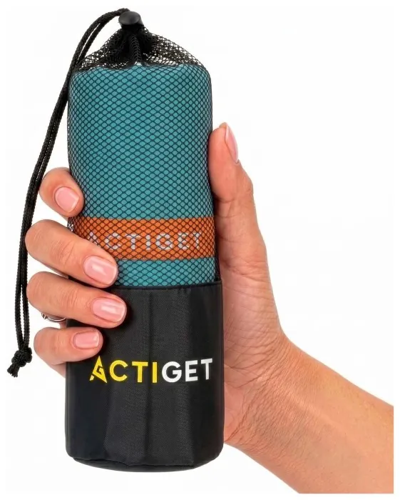 Рушник спортивний Actiget 150 x 75 см з мікрофібри ACT0194 Sky Blue