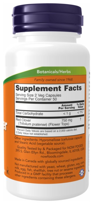 Red Clover 375 mg - 100 vcaps