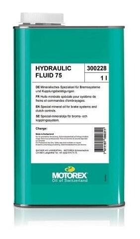 Гальмівна рідина ROU Motorex Hydraulic Fluid 75 (300228) мінеральна, 1л, укр, укр
