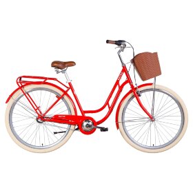 Велосипед 28&quot; Dorozhnik RETRO PH 2022 SHIMANO NEXUS (помаранчевий)