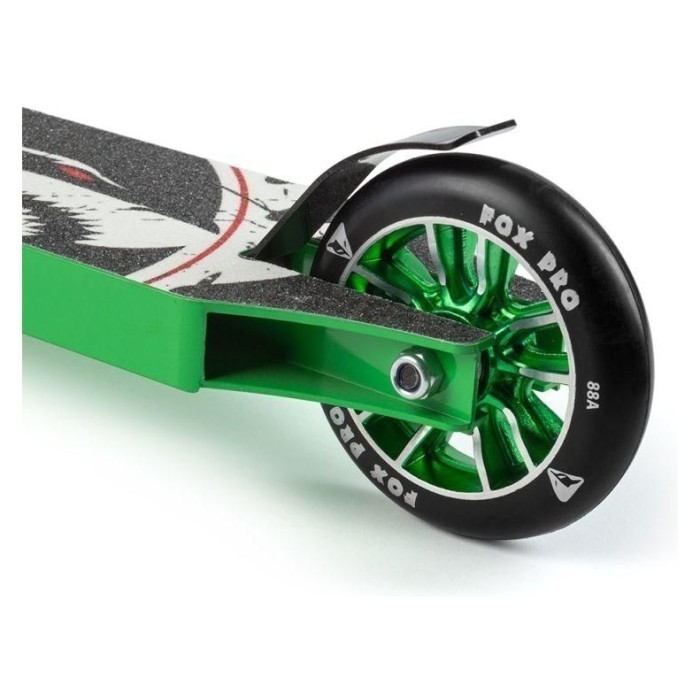 Самокат трюковий Fox Pro Shark/ Green, укр, укр