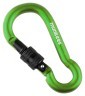 Munkees 3247 карабин Pear with Screw Lock 7 mm x 70 mm grass green Фото - 1