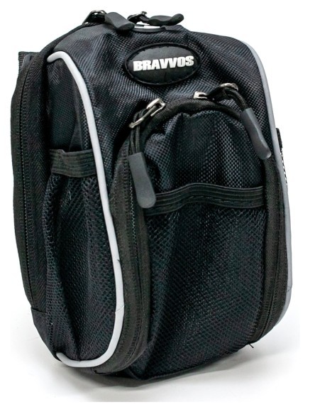 Велосумка на руль 12х9x16cm черный BRAVVOS QJ-042