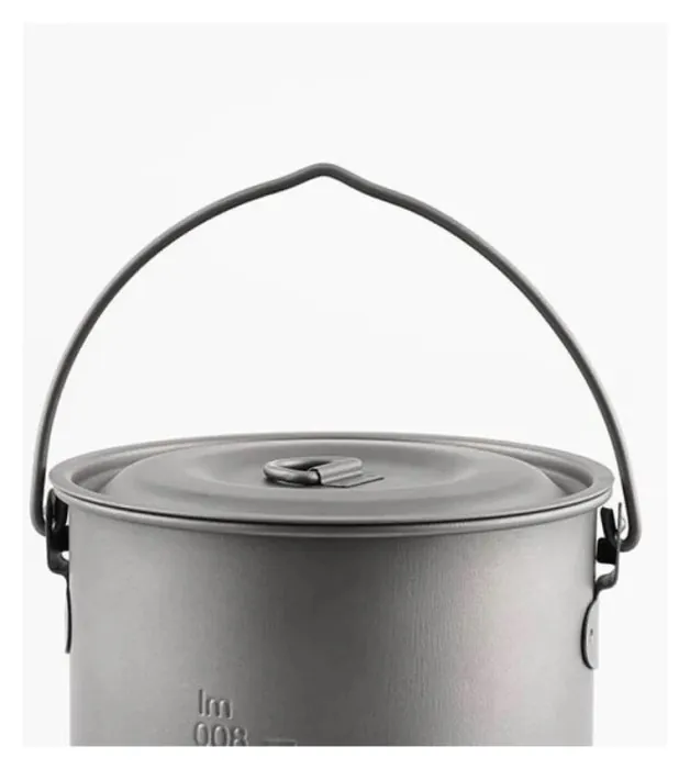 Казанок туристичний титановий 1.25л Mobi Garden NX20666032 titanium