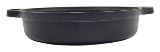 Чугунная сковорода со стеклянной крышкой Ø30 см GRILLI 777191