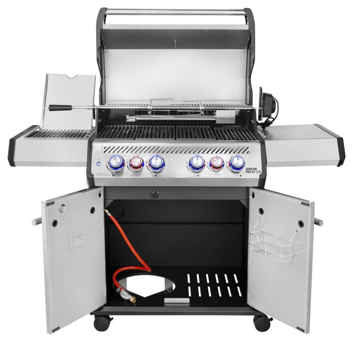 Газовый гриль Senator Pro-42 LED с системой BBQ Block Fire GRILLI 701477