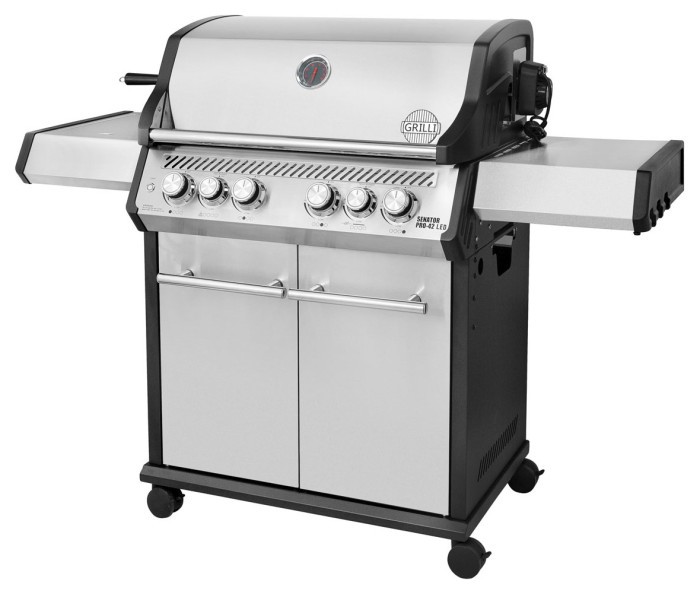Газовый гриль Senator Pro-42 LED с системой BBQ Block Fire GRILLI 701477