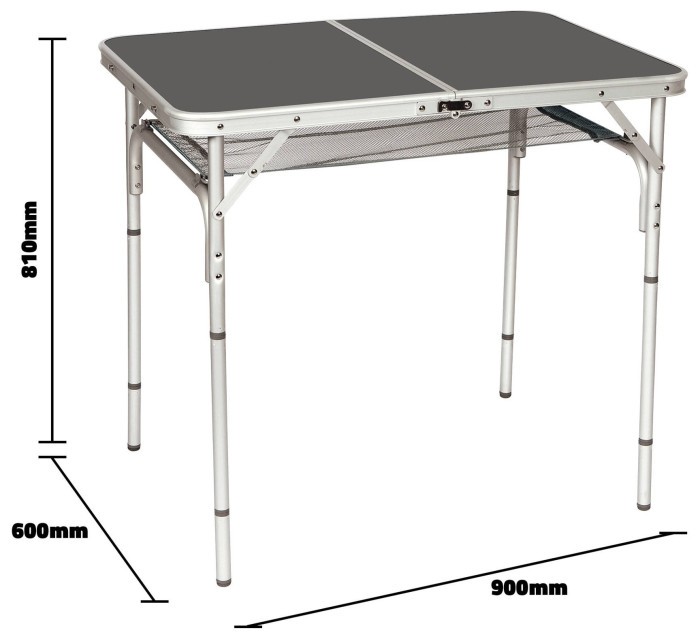 Стол Bo-Camp Case Model 90x60 cm Grey (1404393)
