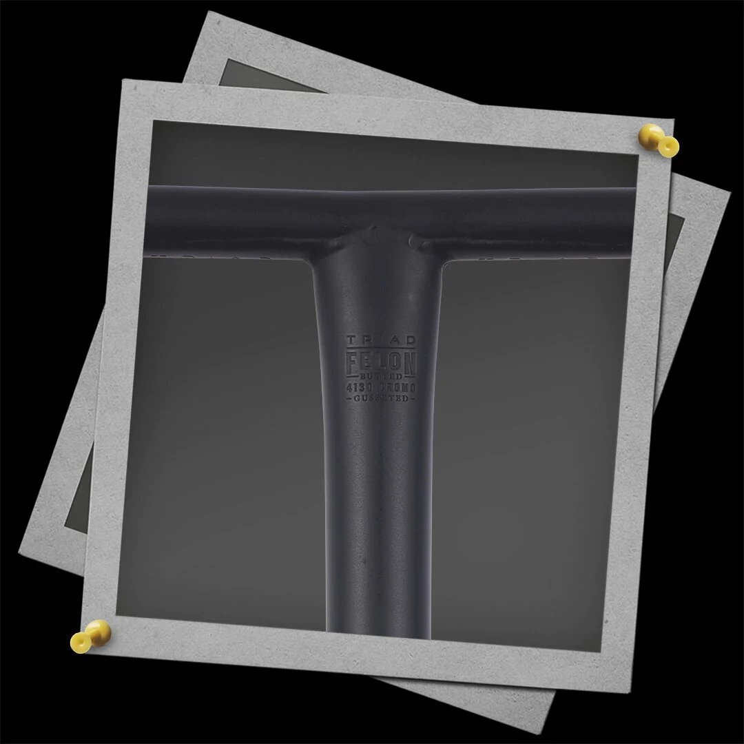 Кермо руль Triad Felon Oversize Bars 28" x 24" - Satin Black, укр, укр