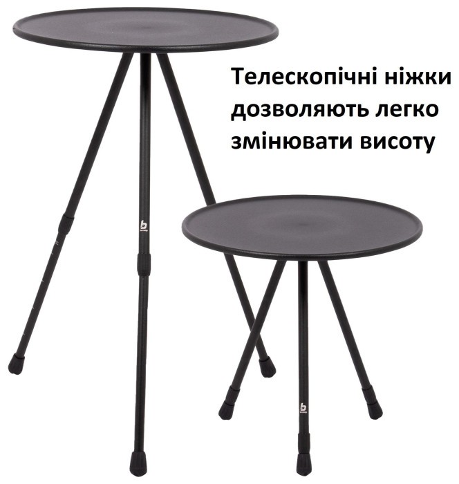 Стіл Bo-Camp Sawtelle 37x37 cm Black (1404327)