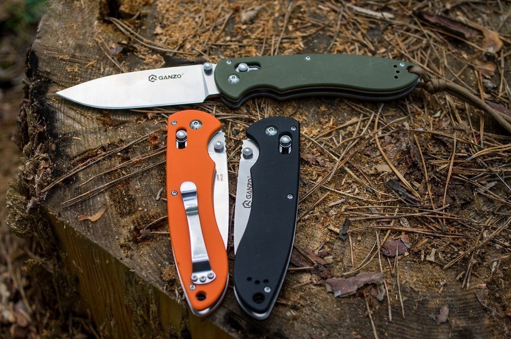 Нож складной Ganzo G740-BK черный