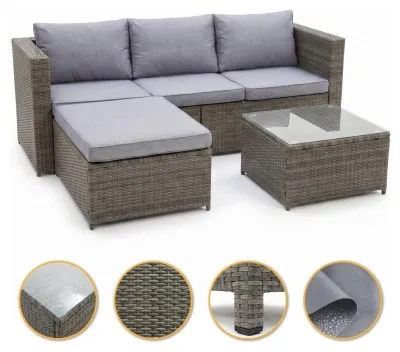 Комплект садових меблів LEOBRO Lounge Set 3-в-1 (LB-1057)
