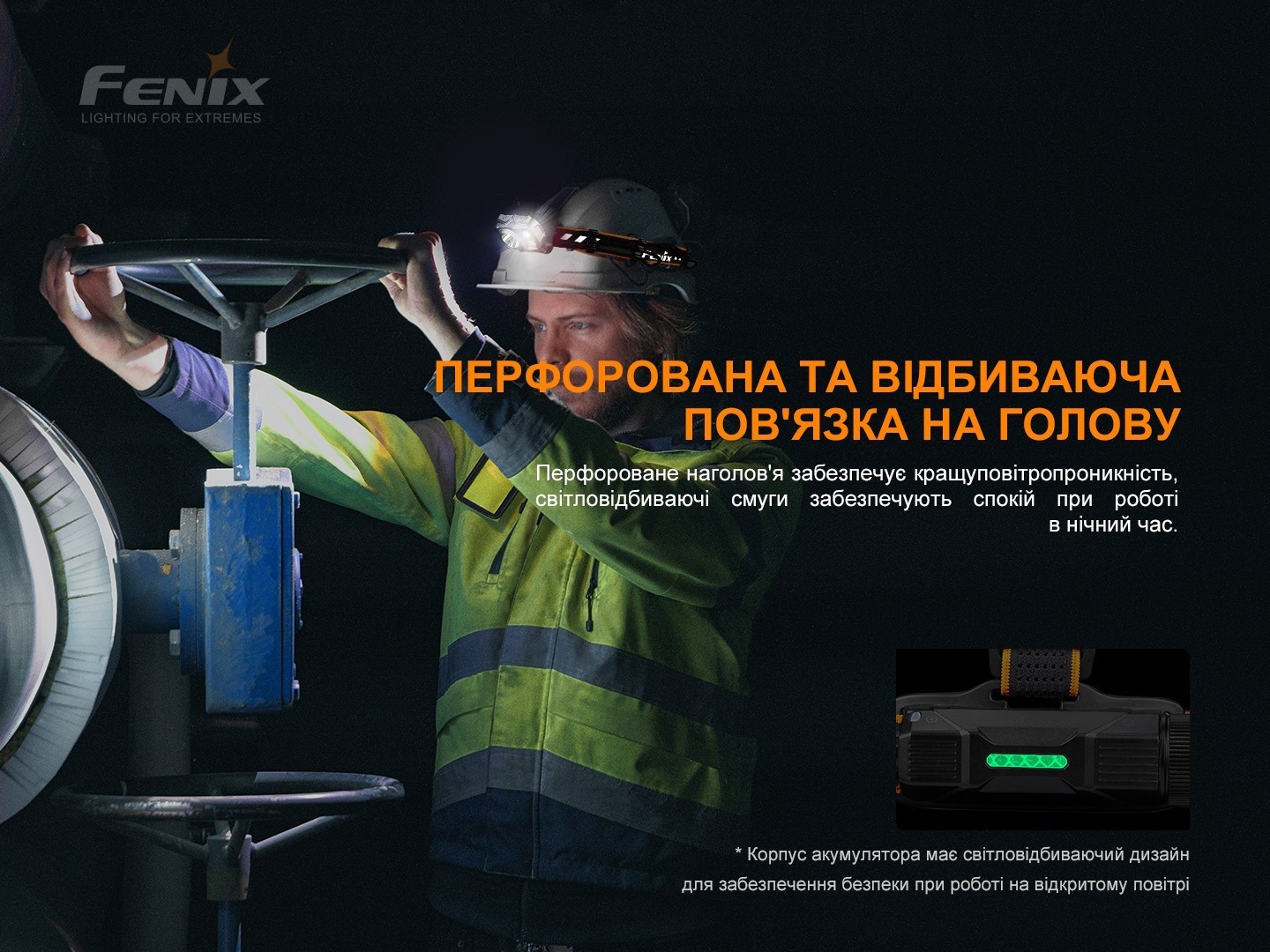 Фонарь налобный Fenix HP25R V2.0