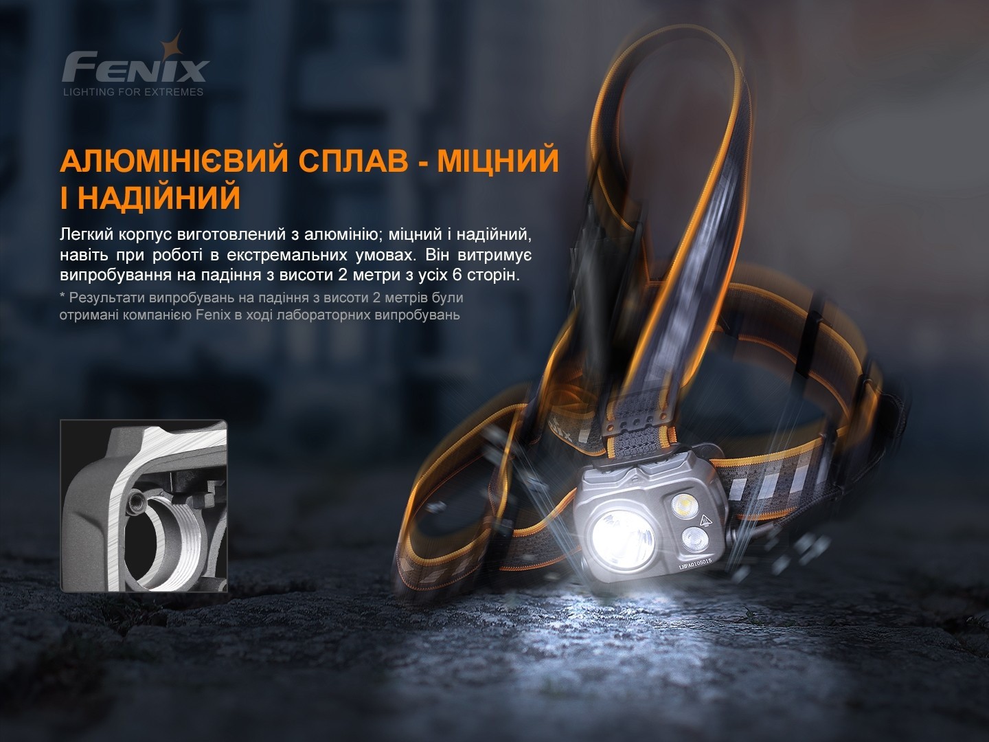 Фонарь налобный Fenix HP25R V2.0