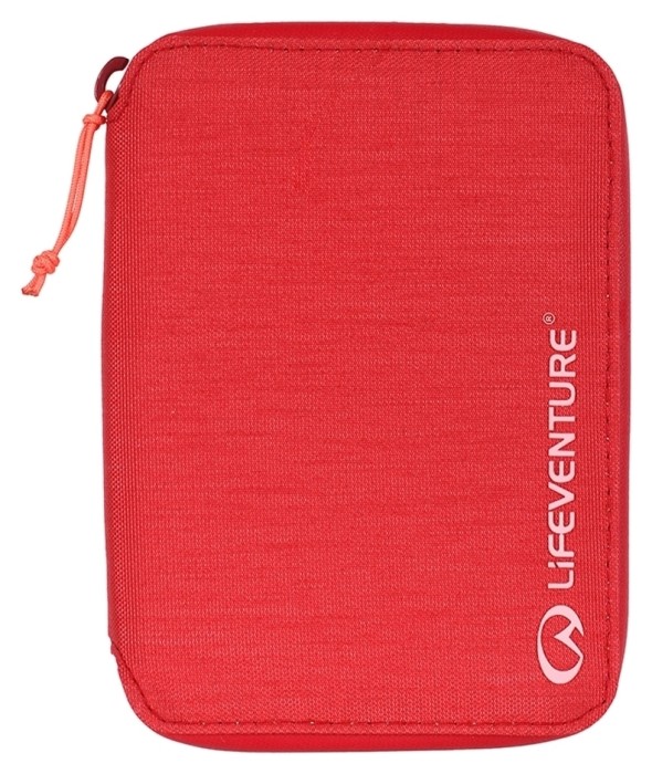 Гаманець Lifeventure Recycled RFID Mini Travel Wallet raspberry, укр, укр