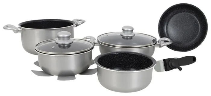 Набор посуды Gimex Cookware Set induction 8 предметов Silver (6977227)