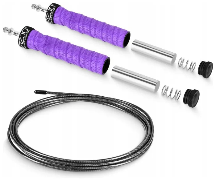Скакалка швидкісна для кросфіту 4FIZJO Speed Rope PRO+ Violet (P-5907739313188)