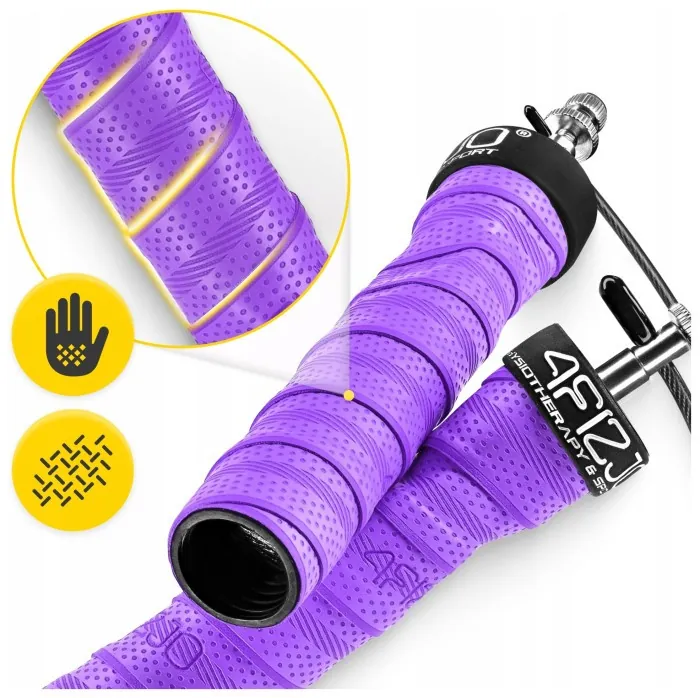Скакалка швидкісна для кросфіту 4FIZJO Speed Rope PRO+ Violet (P-5907739313188)