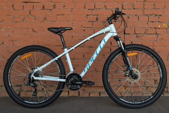 Велосипед жіночий алюмінієвий 27.5" Spelli 3200 Disk White 15" (2026)