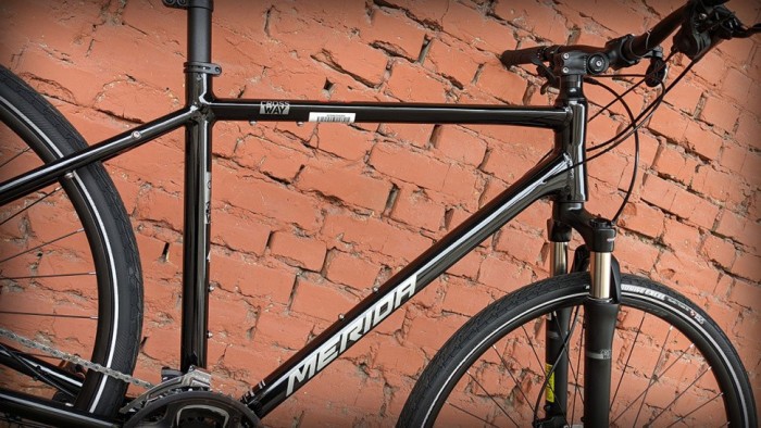 Велосипед 28" Merida Crossway 300 Glossy Black (2023)
