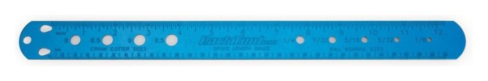 Інструмент вимірювальний Park Tool SBC-1 довжини спиць, діаметрів куль підшипників і клинів шатунів.