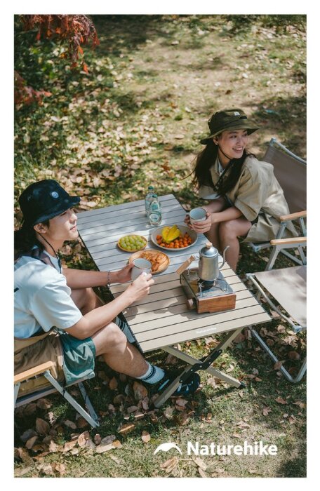 Складаний стіл Naturehike Star Jane T01 CNK2550JJ018, 119х60 см, вуглецева сталь, бежевий, укр, укр