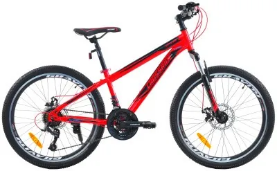 Велосипед CROSSRIDE 24 MTB ST "SKYLINE" 2.0, Красный