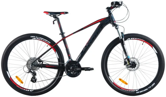 Велосипед Ardis 27,5 MTB AL "TUCAN" Гидравлика 24 шв., черно-красный