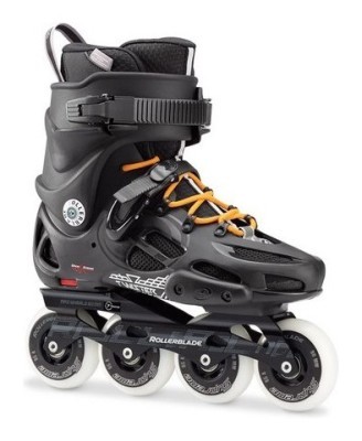 Роликовые коньки для взрослых Rollerblade TWISTER 80 46 (12.5US) 305мм Black/orange (07739700 956) O