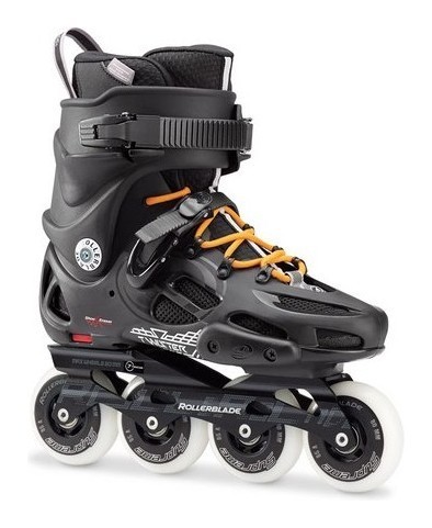 Роликові коньки для дорослих Rollerblade TWISTER 80 46 (12.5US) 305мм Black/orange (07739700 956) O, укр