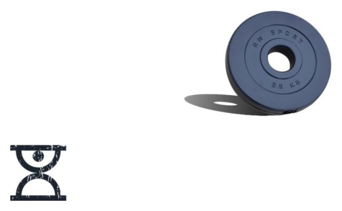 Диск композитний Rn-Sport на 2.5 кг – 51 мм., укр, укр
