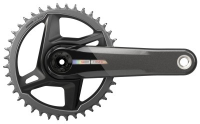 Комплект шатунів Sram FORCE 1 DUB, 175мм, 38т, чорні (OEM)