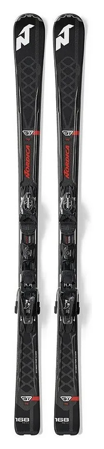 Лижі гірські (комплект) Nordica GT 75+N ADV P.R.EVO 152см Black (7059+4040Q2) (168 см black)
