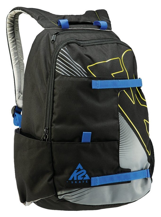 Рюкзак для роликових коньків K2 FIT Pack 18 L Black/grey/blue (3132002), укр, укр