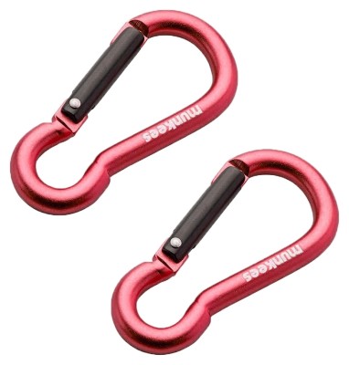 Munkees 3236 карабин Pear 6 мм x 60 мм (пара) red