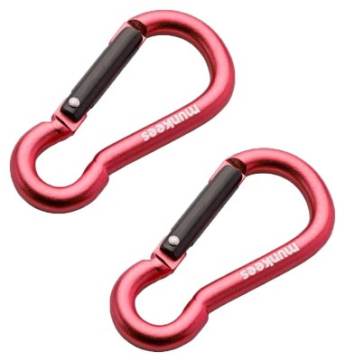 Munkees 3236 карабін Pear 6 мм x 60 мм (пара) red