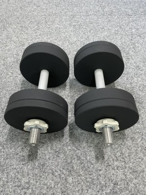 Гантели наборные 2x18 кг стальные с порошковой покраской.