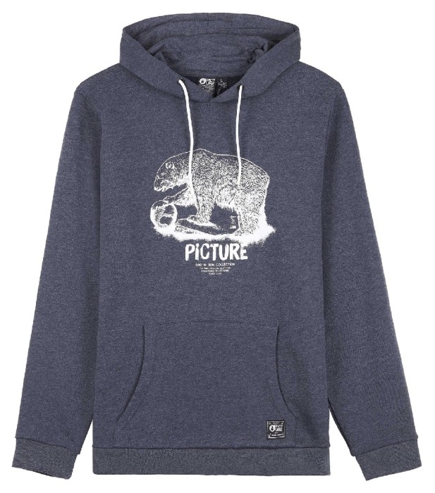 Толстовка жіноча Picture Organic Bear DS Hoody dark blue melange, укр, укр